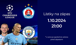 2024 Zápas Slovan vs Manchester City